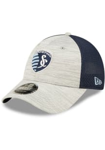 New Era Sporting Kansas City Active 9FORTY Adjustable Hat - Grey