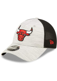 New Era Chicago Bulls Active 9FORTY Adjustable Hat - Grey