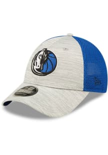 New Era Dallas Mavericks Active 9FORTY Adjustable Hat - Grey