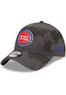 New Era Detroit Pistons Camo Core Classic 9TWENTY 2.0 Adjustable Hat - Black