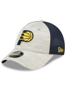 New Era Indiana Pacers Active 9FORTY Adjustable Hat - Grey