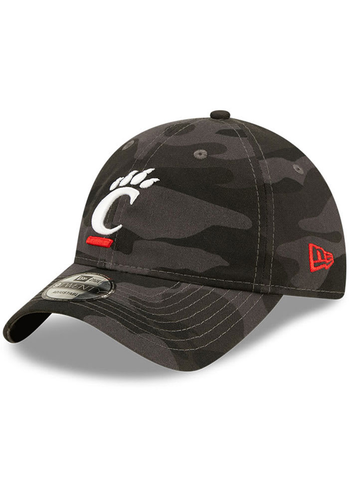 New Era Cincinnati Bearcats Camo Core Classic 9TWENTY 2.0 Adjustable Hat - Black