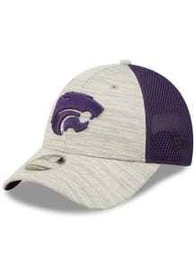 New Era K-State Wildcats Active 9FORTY Adjustable Hat - Grey