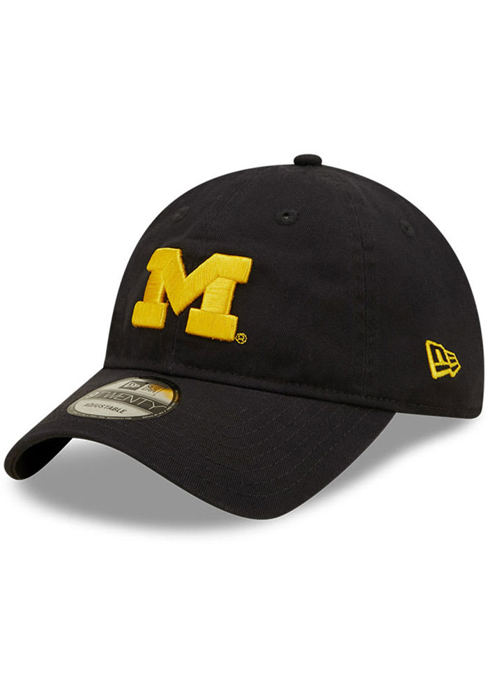 New Era Michigan Wolverines Core Classic 2.0 Adjustable Hat Navy Blue