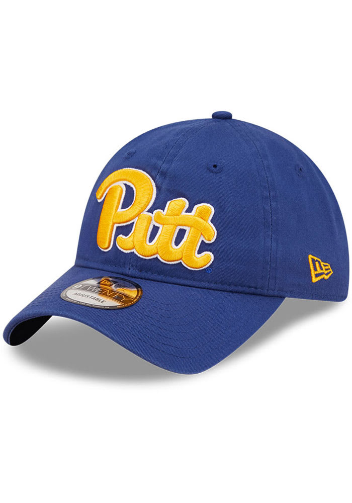 New Era Pitt Panthers Core Classic 2.0 Adjustable Hat - Blue