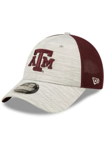 New Era Texas A&amp;M Aggies Active 9FORTY Adjustable Hat - Grey