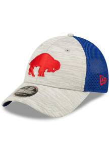New Era Buffalo Bills Active 9FORTY Adjustable Hat - Grey