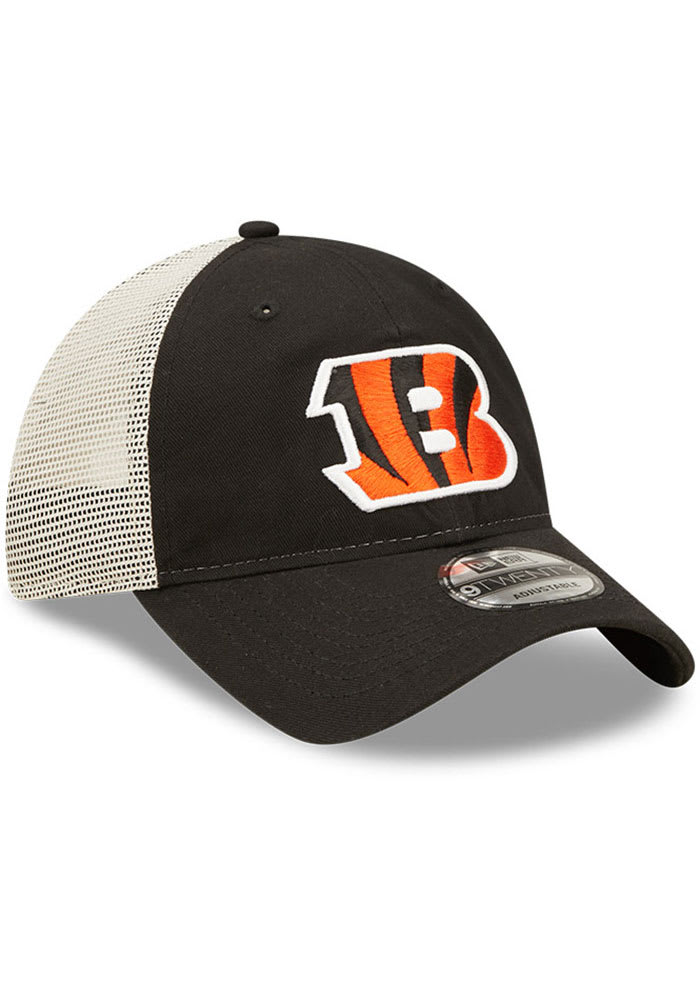 New Era Cincinnati Bengals Loyal Truck 9TWENTY Adjustable Hat - Black