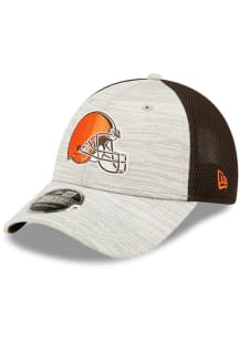 New Era Cleveland Browns Active 9FORTY Adjustable Hat - Grey