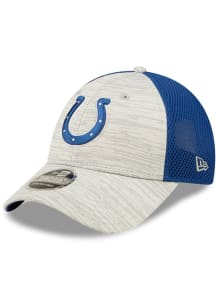 New Era Indianapolis Colts Active 9FORTY Adjustable Hat - Grey