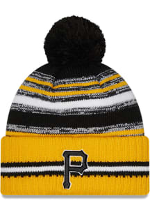 New Era Pittsburgh Pirates Gold Sport Pom Mens Knit Hat