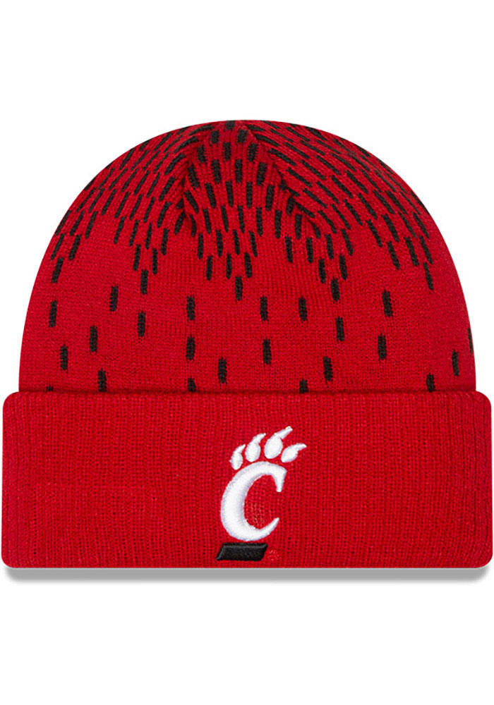 New Era Cincinnati Bearcats Red Freeze Mens Knit Hat