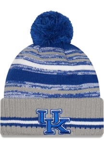 New Era Kentucky Wildcats Blue Sport Pom Mens Knit Hat