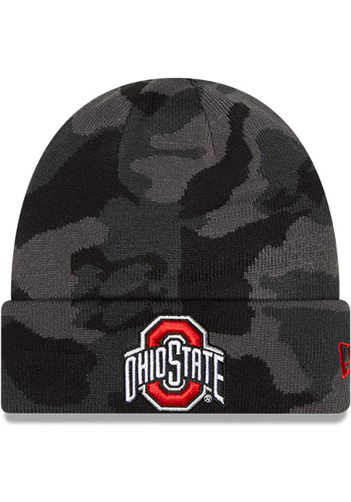 Ohio State Buckeyes New Era Black Knit Hat