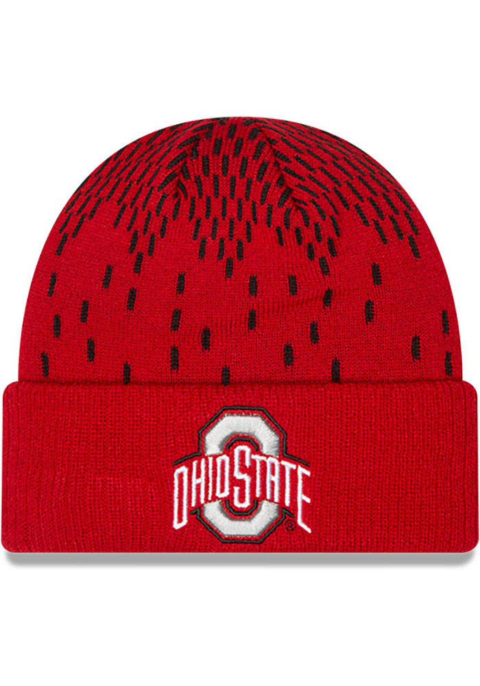 Ohio State Buckeyes Men's New Era Trapper Knit Hat