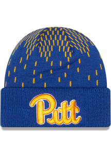 New Era Pitt Panthers Blue Freeze Mens Knit Hat