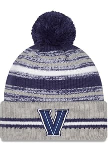 New Era Villanova Wildcats Grey Sport Pom Mens Knit Hat