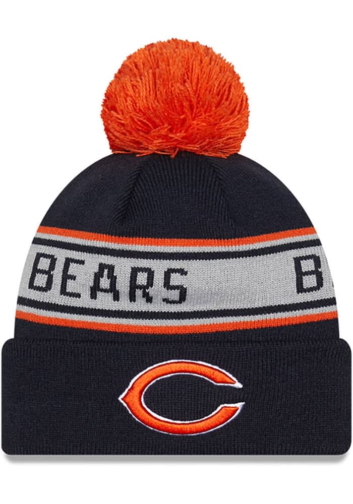 New Era Men's Chicago Bears Navy Cheer Knit Beanie