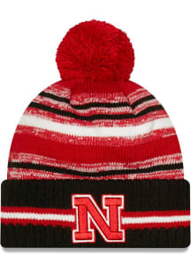 Nebraska Cornhuskers New Era Sport Pom Mens Knit Hat