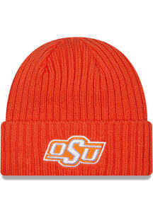 New Era Oklahoma State Cowboys Orange Core Classic Mens Knit Hat
