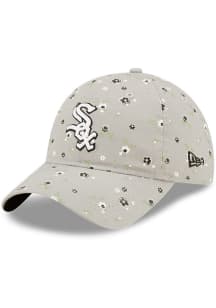 New Era Chicago White Sox Grey Floral 9TWENTY Womens Adjustable Hat