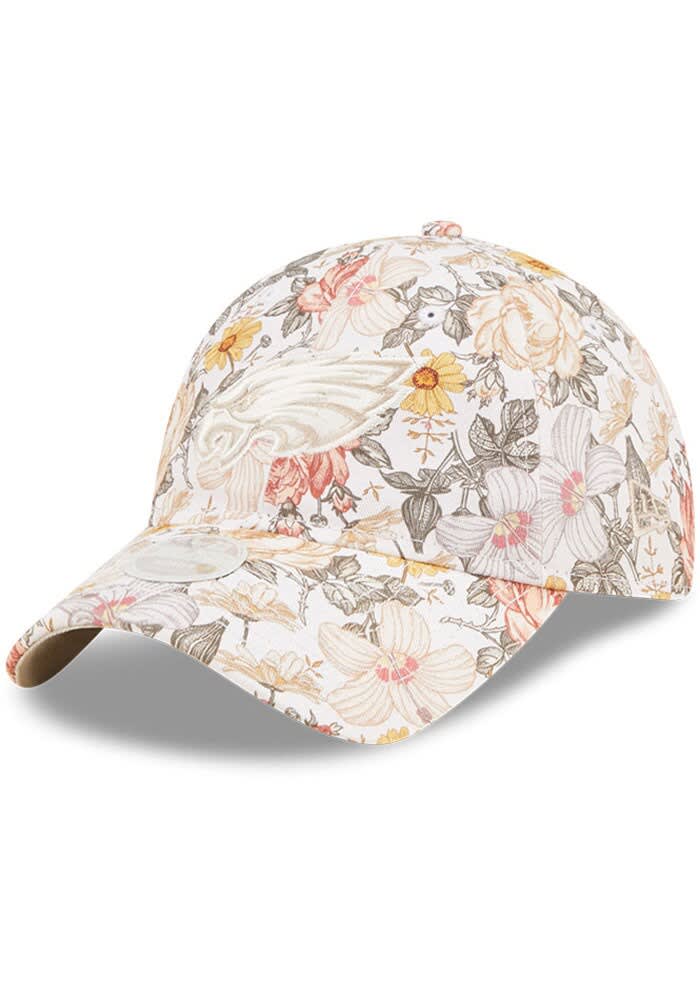 Women's '47 White Philadelphia Eagles Bloom Clean Up Adjustable Hat