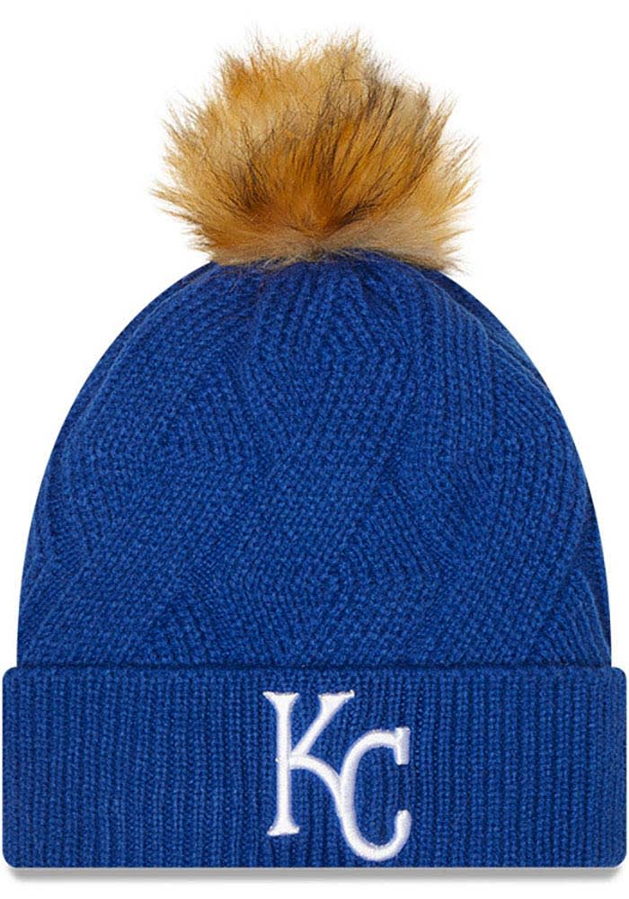 New Era Kansas City Royals Blue Snowy Womens Knit Hat