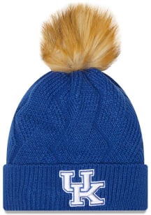 New Era Kentucky Wildcats Blue Snowy Womens Knit Hat