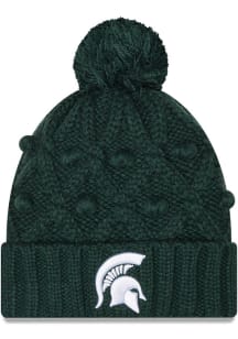 New Era Michigan State Spartans Green Toasty Womens Knit Hat