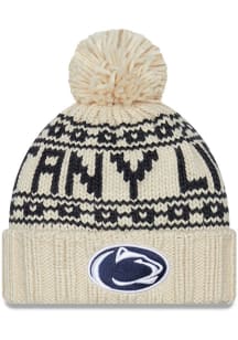 New Era Penn State Nittany Lions White Sport Womens Knit Hat