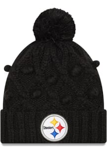 New Era Pittsburgh Steelers Black Toasty Womens Knit Hat