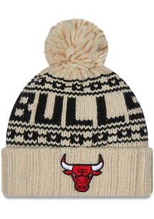 New Era Chicago Bulls White Sport Womens Knit Hat