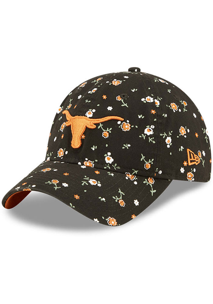 Women's New Era White Texas Longhorns Blossom 9TWENTY Adjustable Hat