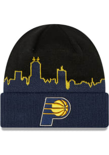 New Era Indiana Pacers Black 2022 Tip Off Mens Knit Hat
