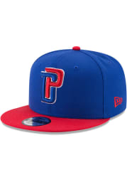New Era Detroit Pistons Blue 2T Alt Logo 9FIFTY Mens Snapback Hat