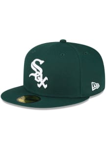 New Era Chicago White Sox Mens Green Basic 59FIFTY Fitted Hat