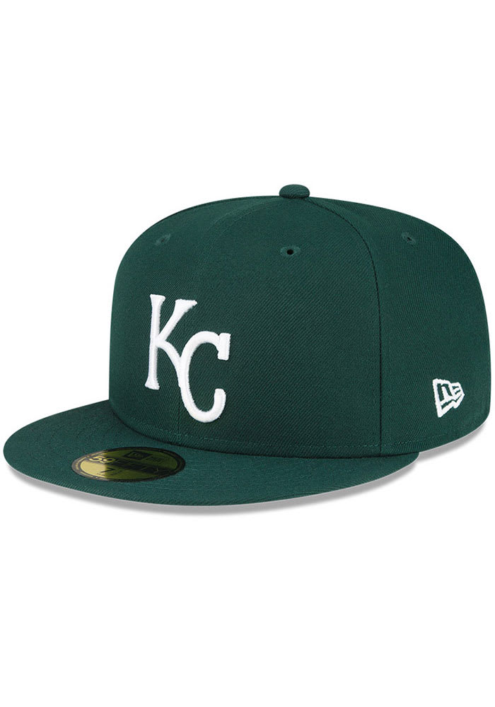 Kansas City Royals New Era Custom 59Fifty Green Holiday Pack Fitted Ha