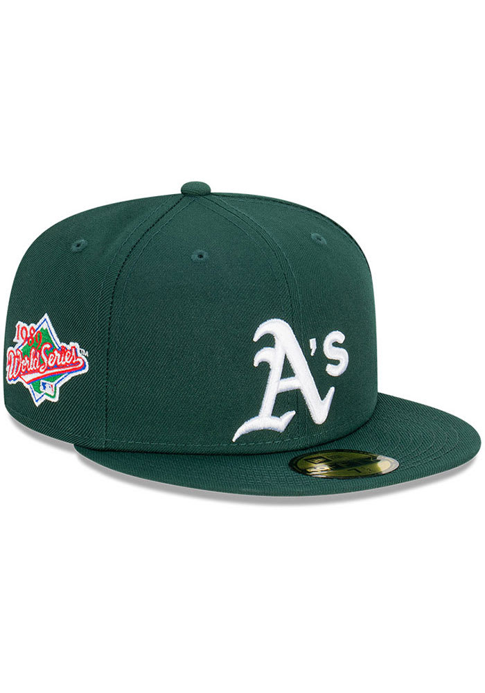 New Era Men's New Era White/Green Oakland Athletics Cooperstown