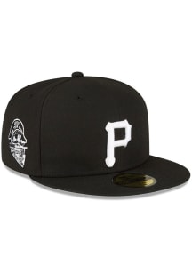 New Era Pittsburgh Pirates Mens Black Side Patch 59FIFTY Fitted Hat