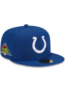 New Era Indianapolis Colts Mens Blue Patch Up 59FIFTY Fitted Hat