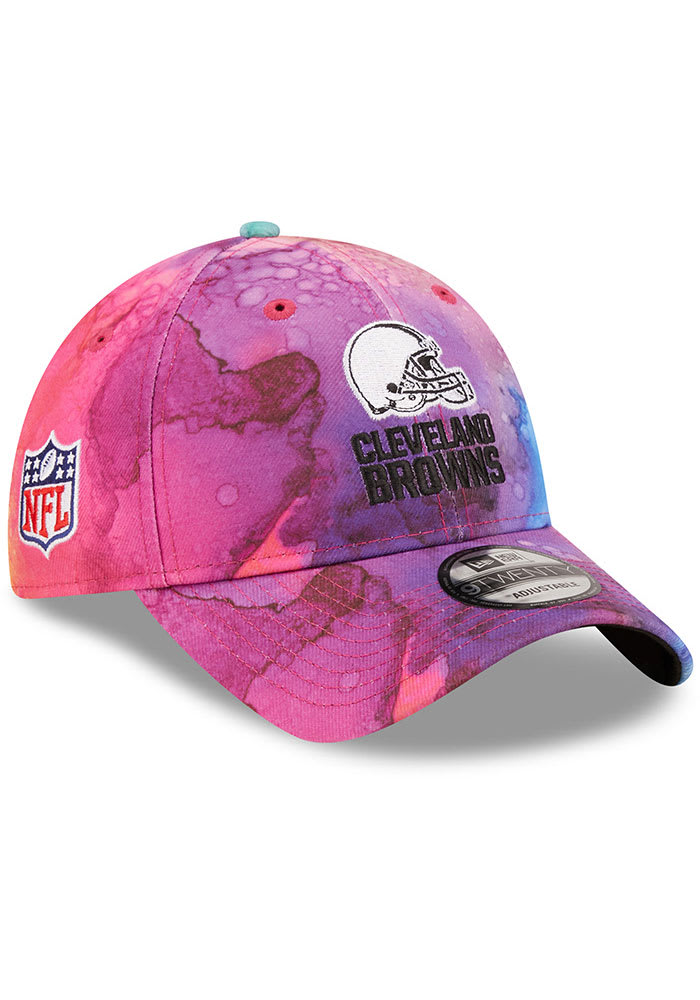 New Era Cleveland Browns 2022 Crucial Catch 9TWENTY Adjustable Hat - Pink
