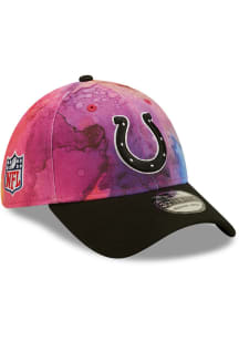 New Era Indianapolis Colts Mens Pink 2022 Crucial Catch 39THIRTY Flex Hat