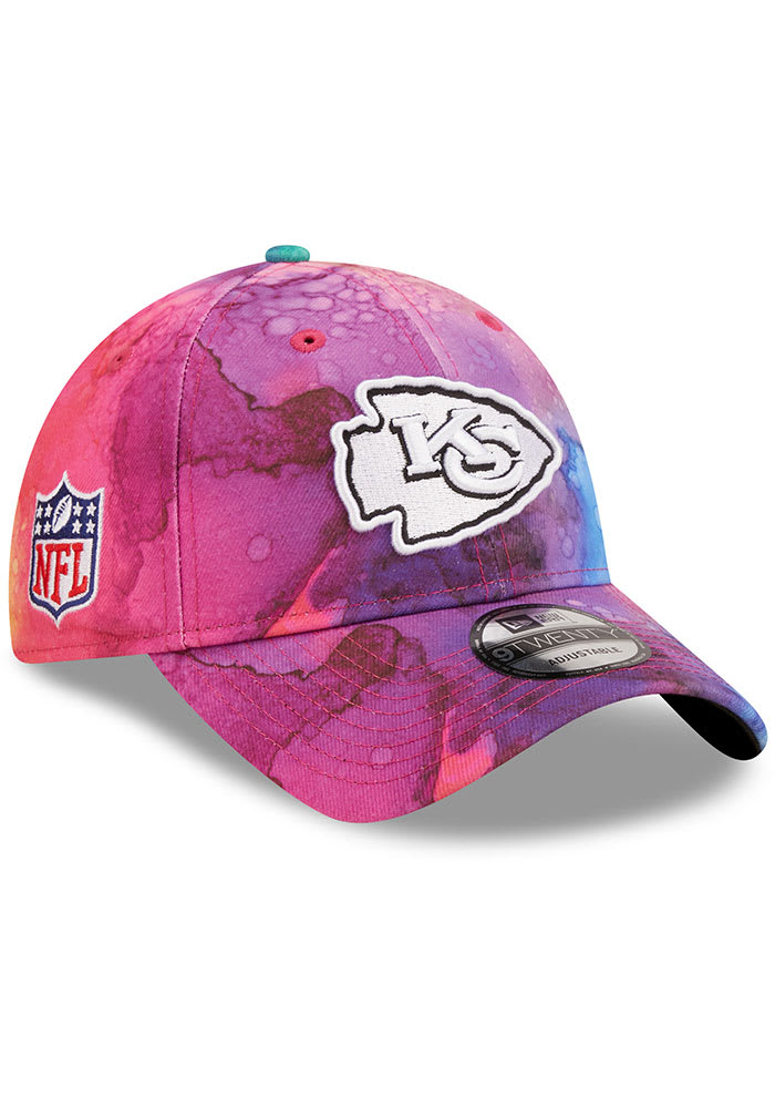New Era Kansas City Chiefs 2022 Crucial Catch 9TWENTY Adjustable Hat - Pink