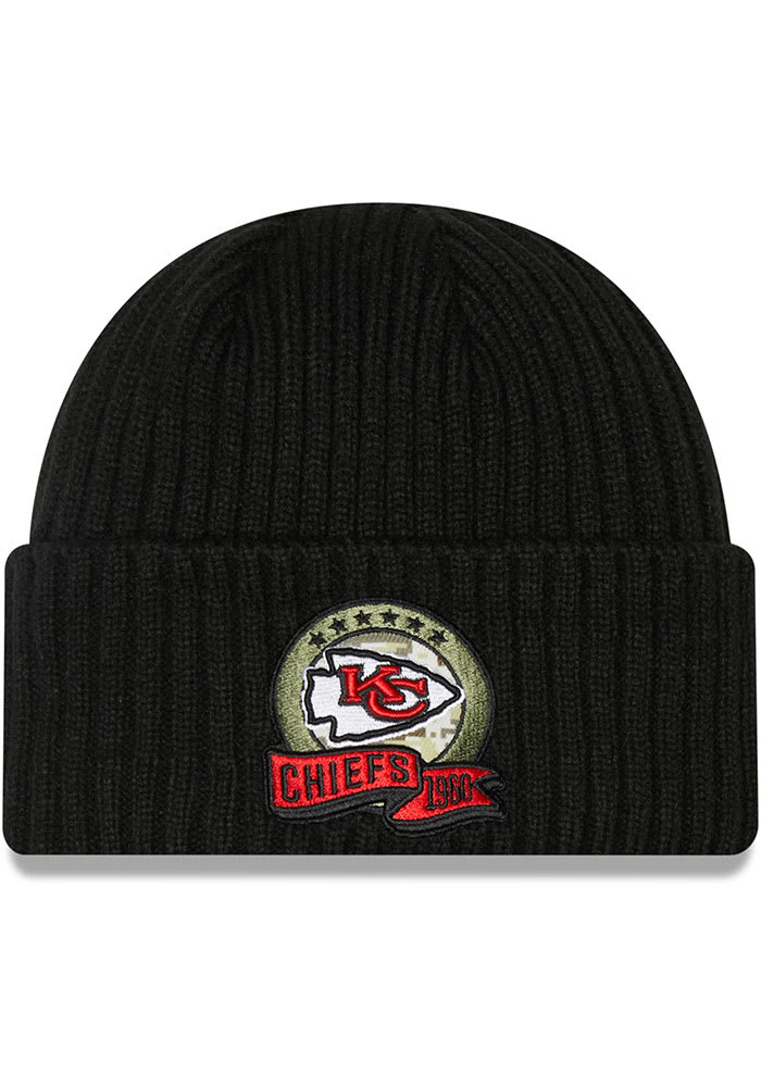 New Era Men's Kansas City Chiefs Sideline Ink Knit Hat - Red - Each