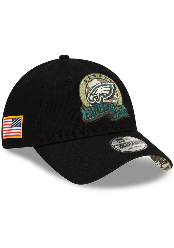 Philadelphia Eagles Retro 2022 Sideline Low Pro 59FIFTY Black New Era  Fitted Hat