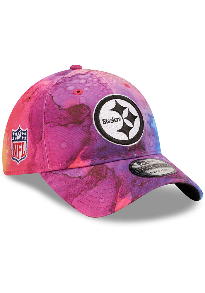 New Era Pittsburgh Steelers 2022 Crucial Catch 9TWENTY Adjustable Hat - Pink