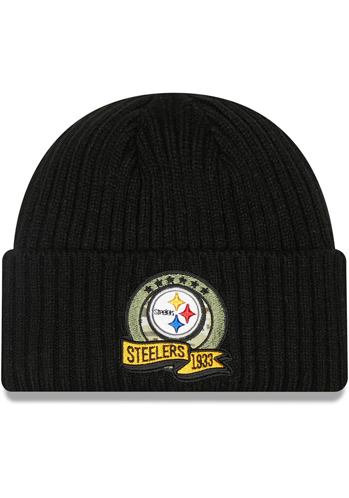 Men's New Era Black Pittsburgh Steelers 2022 Sideline 39THIRTY Coaches Flex  Hat