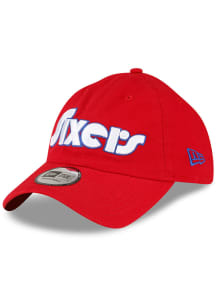 New Era Philadelphia 76ers Alt STM Casual Classic Adjustable Hat - Red