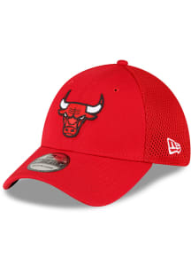 New Era Chicago Bulls Mens Red Neo 39THIRTY Flex Hat