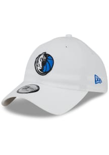New Era Dallas Mavericks Casual Classic Adjustable Hat - White